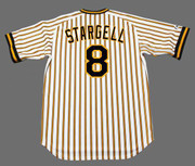 WILLIE STARGELL Pittsburgh Pirates 1978 Majestic Cooperstown Home Baseball Jersey