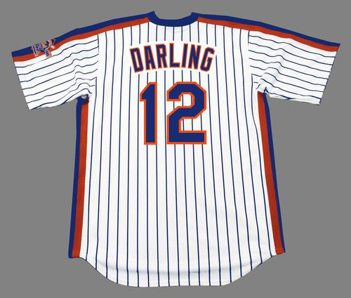 Ron Darling 1986 New York Mets Grey Road Cooperstown Men's Jersey w/ 25th  Patch