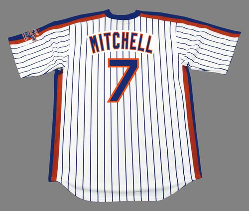 MAJESTIC  KEVIN MITCHELL New York Mets 1986 Cooperstown Baseball Jersey