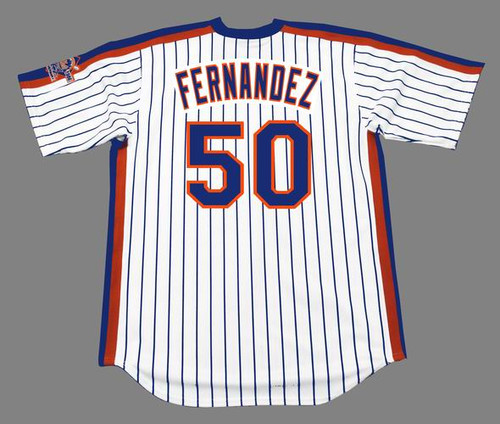 Sid Fernandez Signed New York Mets Jersey (JSA) 1986 World Champion N. –