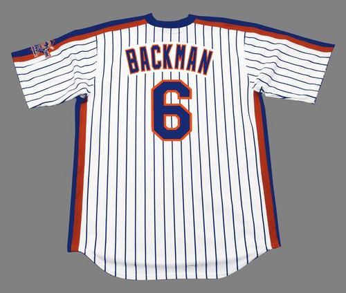 MAJESTIC  RAY KNIGHT New York Mets 1986 Cooperstown Baseball Jersey