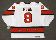 GORDIE HOWE 1980 CCM Vintage Throwback NHL "All Star" Hockey Jersey