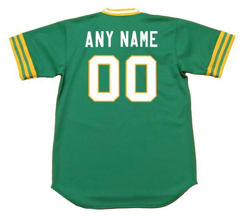 OAKLAND ATHLETICS 1974 Majestic Cooperstown Throwback Jersey Customized  Any Name & Number(s) - Custom Throwback Jerseys