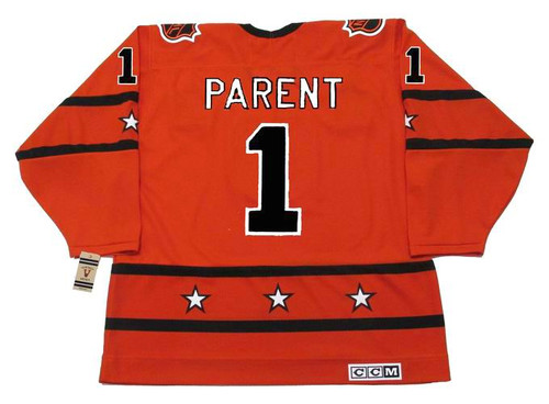 BERNIE PARENT  Philadelphia Flyers 1974 CCM Vintage Away NHL Hockey Jersey