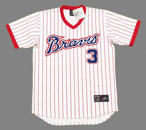 Dale Murphy Jersey - 1976 Atlanta Braves Cooperstown Home Baseball Jersey