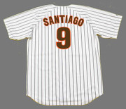 BENITO SANTIAGO San Diego Padres 1987 Home Majestic Throwback  Baseball Jersey