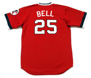 BUDDY BELL Cleveland Indians 1975 Majestic Baseball Cooperstown Throwback Jersey