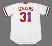 FERGUSON JENKINS Texas Rangers 1974 Majestic Cooperstown Home Baseball Jersey