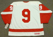 GORDIE HOWE Detroit Red Wings 1962 Away CCM Throwback NHL Hockey Jersey - BACK