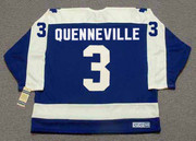 JOEL QUENNEVILLE Toronto Maple Leafs 1978 Away CCM Throwback Hockey Jersey - BACK