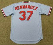 KEITH HERNANDEZ St. Louis Cardinals 1982 Majestic Cooperstown Away Baseball Jersey