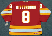 DOUG RISEBROUGH Calgary Flames 1985 CCM Vintage Throwback NHL Hockey Jersey