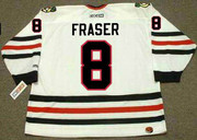 CURT FRASER Chicago Blackhawks 1985 CCM Throwback Home NHL Hockey Jersey