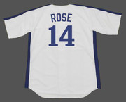 PETE ROSE Montreal Expos 1984 Home Majestic Throwback Baseball Jersey - BACK