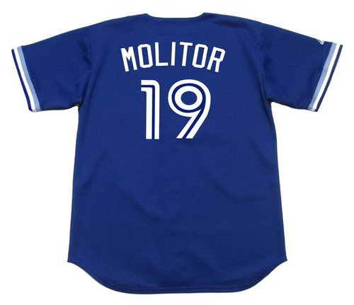 Paul Molitor 1993 Toronto Blue Jays Mitchell Ness Cooperstown Jersey Sz 50