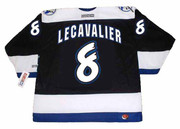 VINCENT LECAVALIER Tampa Bay Lightning 1998 CCM Throwback Away NHL Hockey Jersey