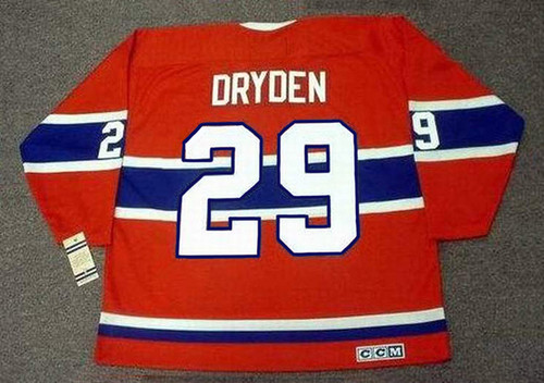 KEN DRYDEN MONTREAL CANADIENS CCM VINTAGE 1971 REPLICA NHL JERSEY – Hockey  Authentic