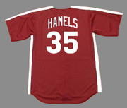 COLE HAMELS Philadelphia Phillies 1979 Majestic Cooperstown Throwback Jersey