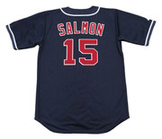 TIM SALMON California Angels 1995 Alternate Majestic Baseball Throwback Jersey