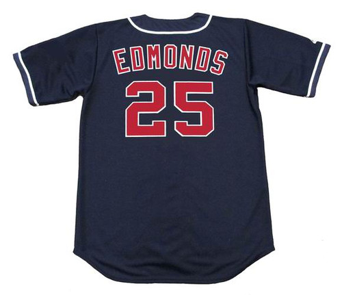 AUTHENTIC 2008 JIM EDMONDS CHICAGO CUBS MLB MAJESTIC JERSEY 54 SEWN RARE!