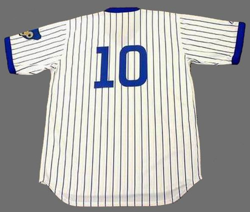 MAJESTIC  RON SANTO Chicago Cubs 1972 Throwback Baseball Jersey