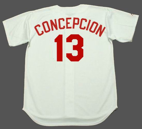 Dave Concepcion SIgned Goodman & Sons Game Jersey Cincinnati Reds