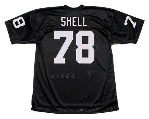 Art Shell Jersey - 1976 Oakland Raiders Throwback NFL Football Jersey