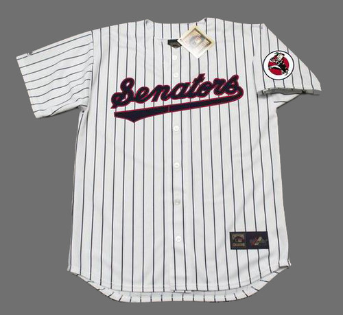 Uniforms worn for Washington Senators at New York Yankees on