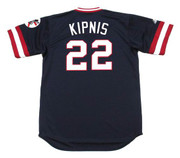 JASON KIPNIS Cleveland Indians 1970's Majestic Cooperstown Throwback Jersey