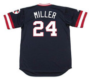 ANDREW MILLER Cleveland Indians 1970's Majestic Cooperstown Throwback Jersey