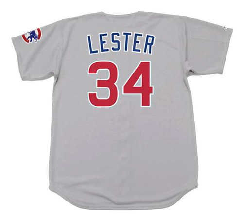 Cubs No34 Jon Lester Blue Cooperstown Stitched Youth Jersey