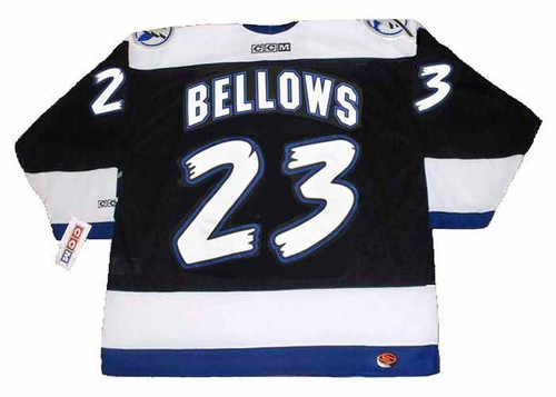 BRIAN BELLOWS  Tampa Bay Lightning 1995 Away CCM Throwback NHL Hockey  Jersey