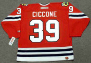 ENRICO CICCONE Chicago Blackhawks 1996 CCM Throwback NHL Hockey Jersey