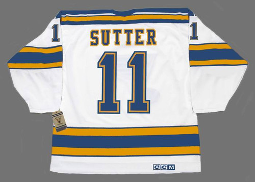 1985-86 Brian Sutter St. Louis Blues Game Worn Jersey - Retired