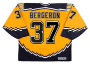 PATRICE BERGERON Boston Bruins 2005 CCM Throwback Alternate NHL Hockey - BACK