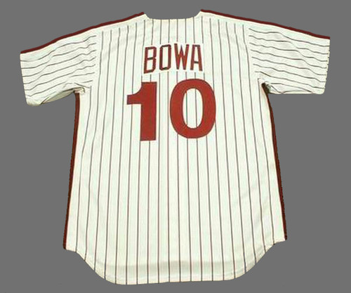 MAJESTIC  LARRY BOWA Philadelphia Phillies 1979 Cooperstown Baseball Jersey