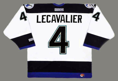 Vincent Lecavalier Tampa Bay Lightning Orange/Blue CCM Game Used