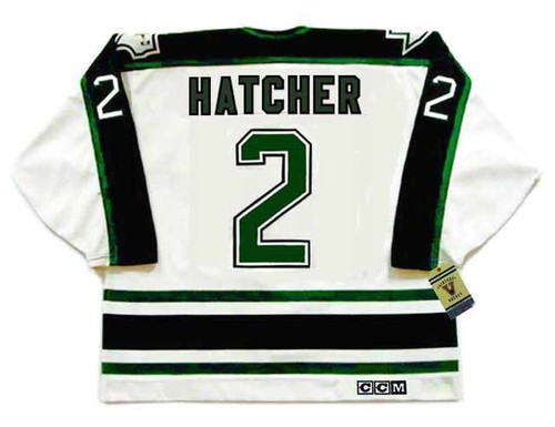DERIAN HATCHER  Dallas Stars 1997 Away CCM Throwback NHL Hockey Jersey