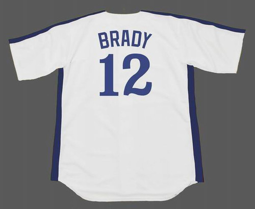 MAJESTIC  TOM BRADY Montreal Expos 1990's Cooperstown Baseball Jersey