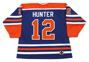 DAVE HUNTER Edmonton Oilers 1978 WHA Throwback Hockey Jersey