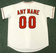 LOS ANGELES ANGELS 2010 Majestic Throwback Jersey Customized "Any Name & Number(s)"