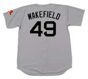 TIM WAKEFIELD Boston Red Sox 2009 Majestic Throwback Away Baseball Jersey