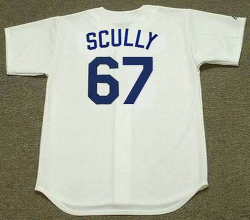 Vin Scully Autographed Los Angeles Dodgers Majestic Grey XL Jersey PSA  26016 – Denver Autographs