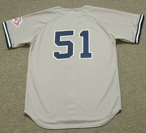 Bernie Williams No Name Jersey - Yankees Replica Home Number Only Jersey