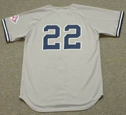 ROGER CLEMENS New York Yankees 2003 Majestic Throwback Away Baseball Jersey