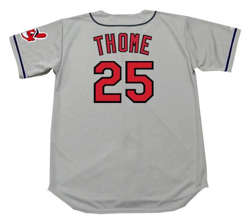 MAJESTIC  JIM THOME Cleveland Indians 1997 Throwback