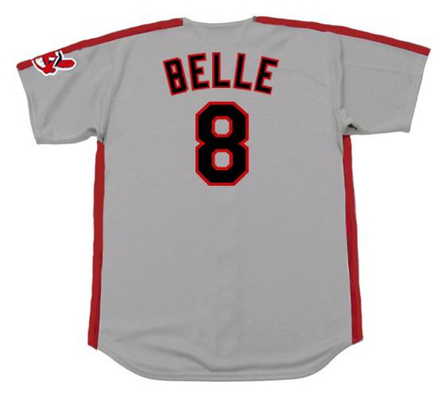 Albert Belle Jersey - Cleveland Indians 1993 Away Throwback MLB