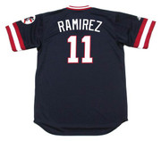 JOSE RAMIREZ Cleveland Indians 1970's Majestic Cooperstown Throwback Jersey