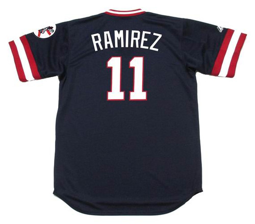 Game Used Jersey - Jose Ramirez #11 - Twins @ Indians 9/9/21