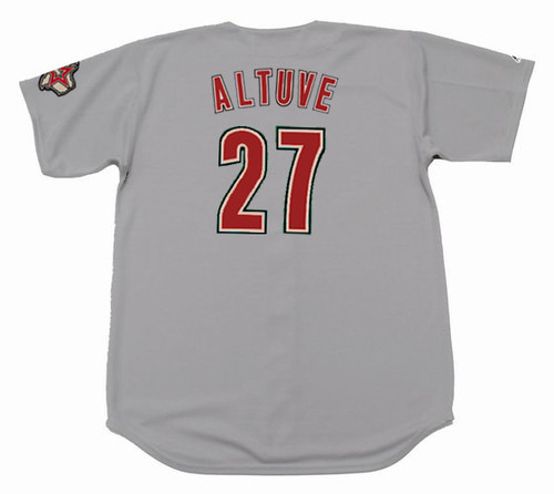 JOSE ALTUVE  Houston Astros 2012 Majestic Throwback Away Baseball Jersey